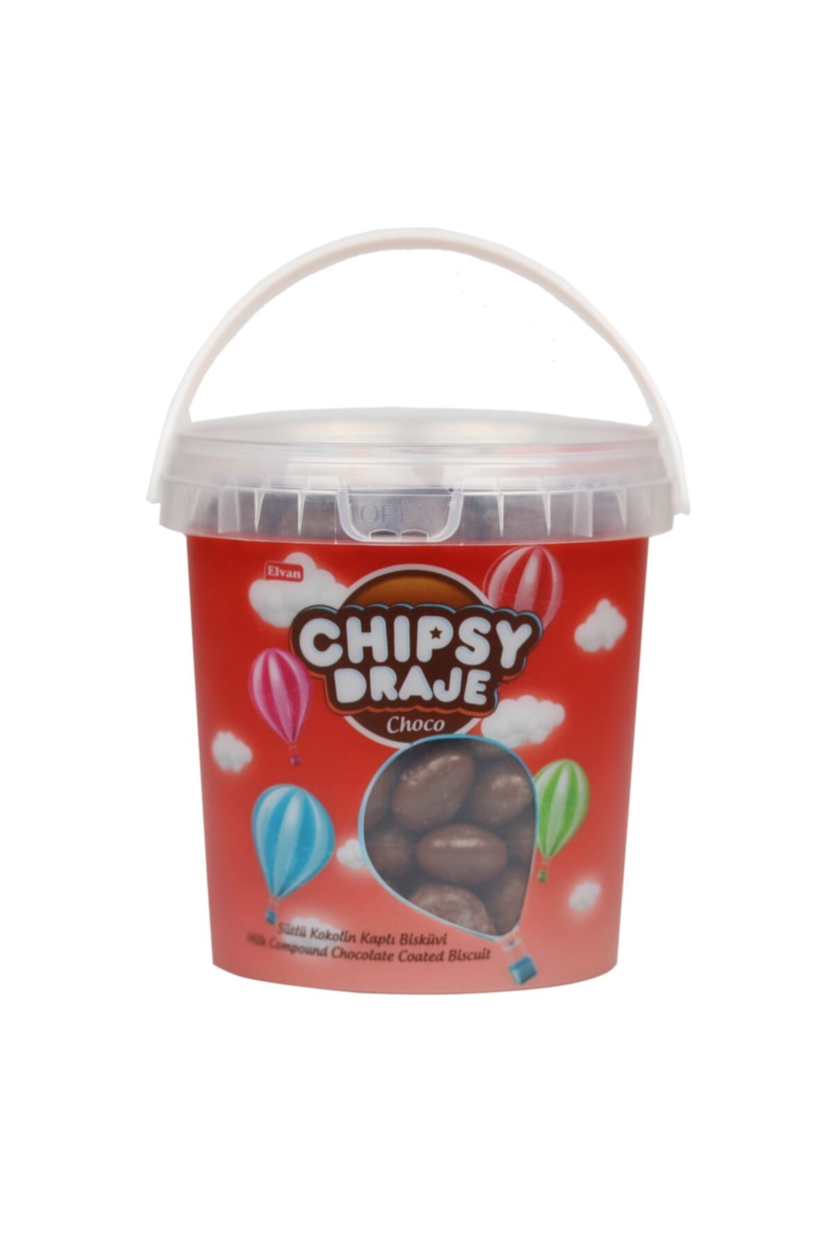 Elvan Bonbon Chıpsy Kakao Kaplı Bisküvi Draje 400 gr (1 ADET)