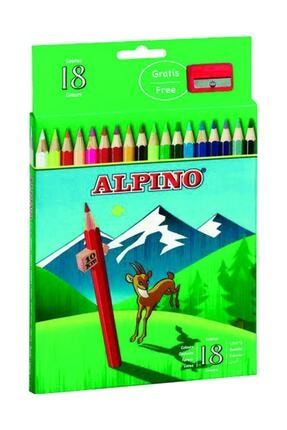 Alpino 18 Renk Klasik Uzun Boya Kalemi Al-10656 1601.00015