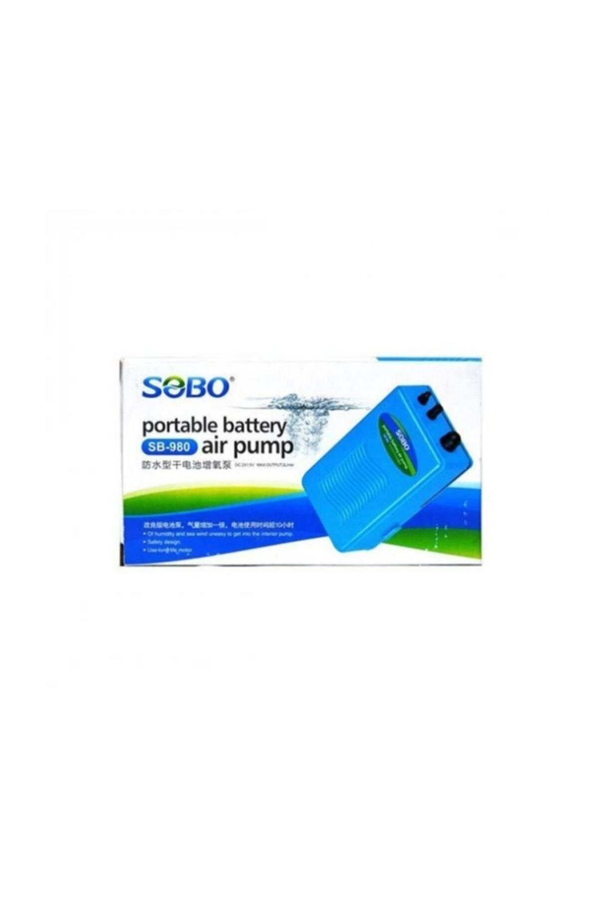 Sobo Pilli Hava Motoru Sb-980 Dc 2x1,5w 2lt/dak.
