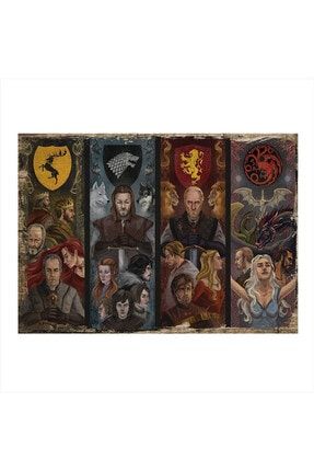 Game Of Thrones Modern Mdf Tablo 50cm X 70cm yatık-20420-50-70