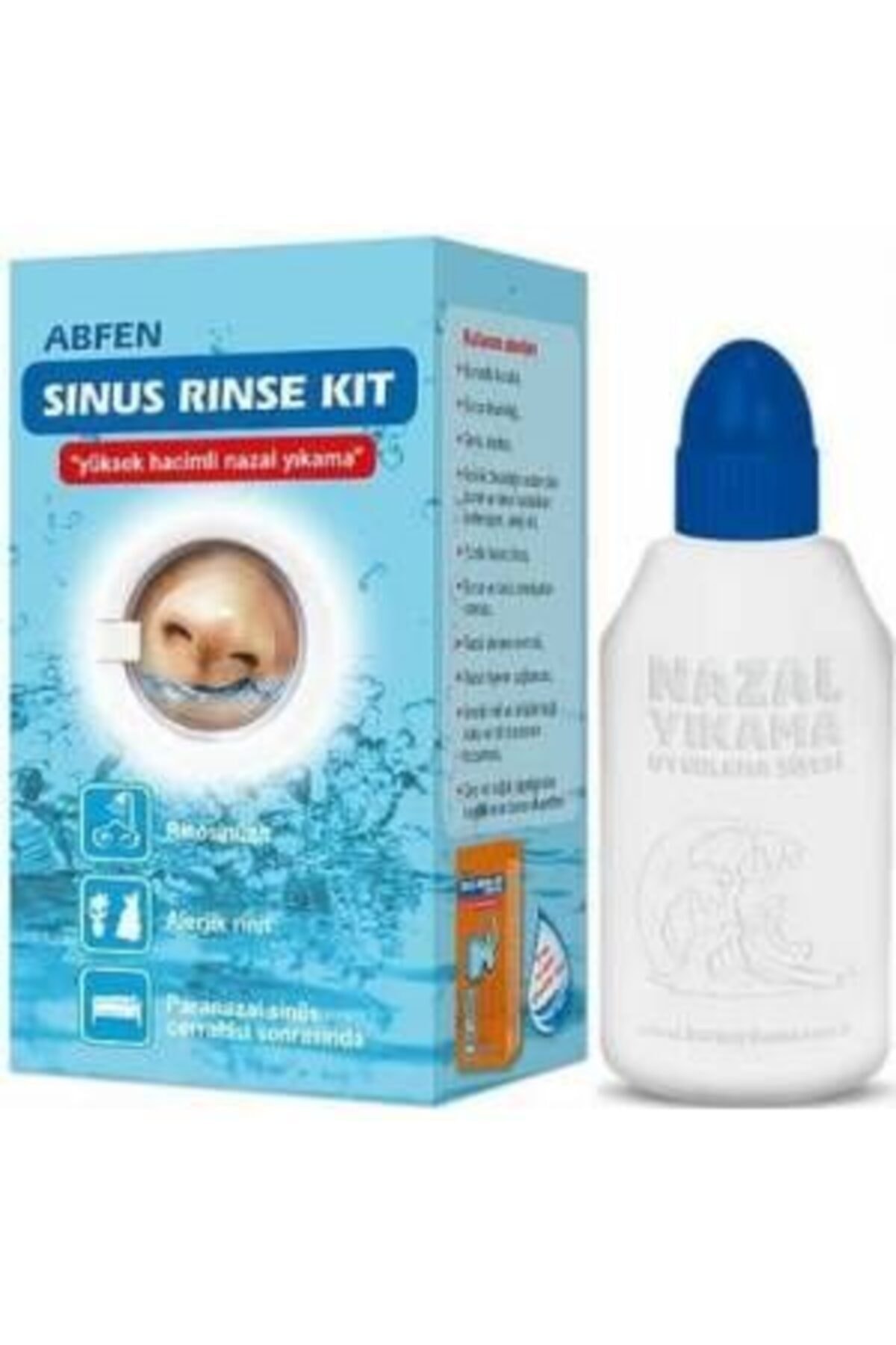 ABFEN Sinus Rinse Kit 25x240 Ml Yüksek Hacimli Nazal Yıkama