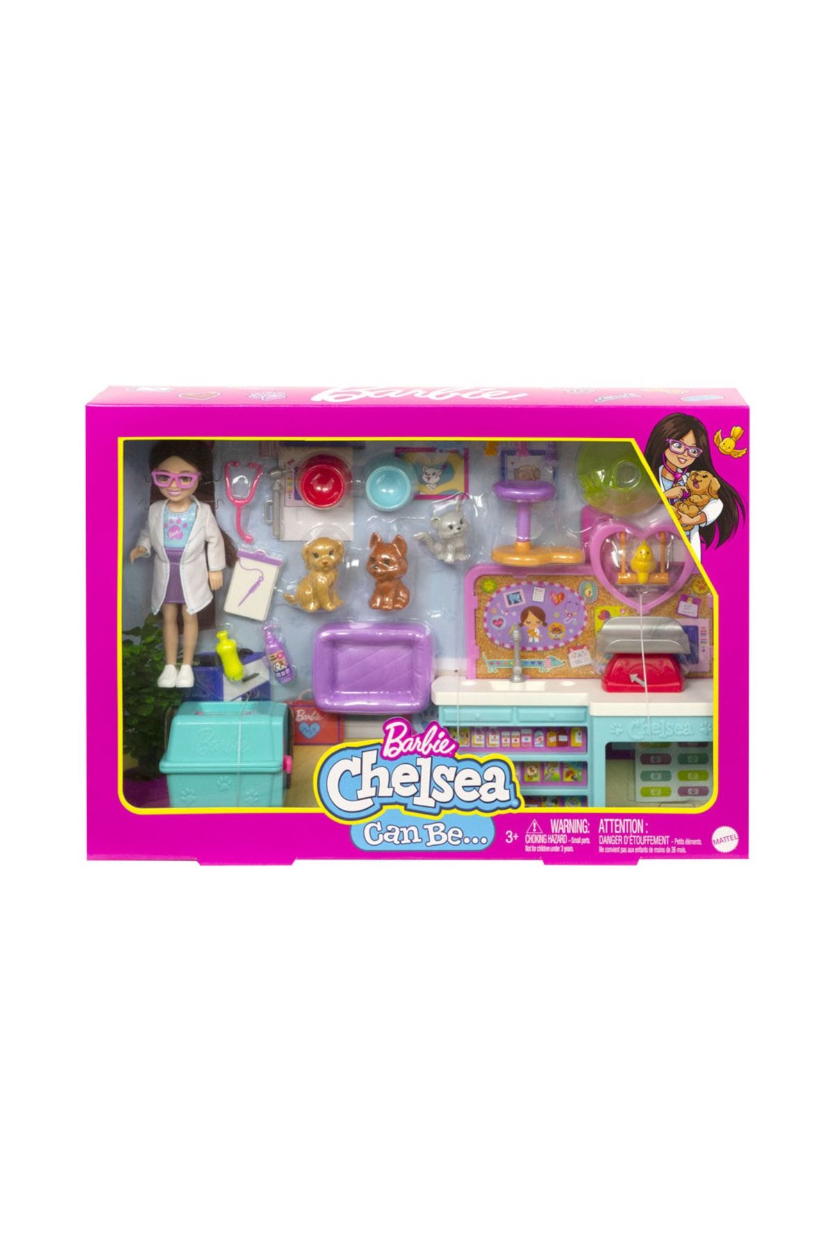 Mattel Hgt12 Барби Челси изучает профессии Ветеринарный игровой набор P15311S4887