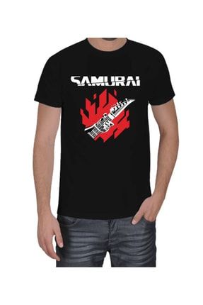 Cyberpunk Samurai Johnny Silverhand T-shirt Erkek Tişört TD264978