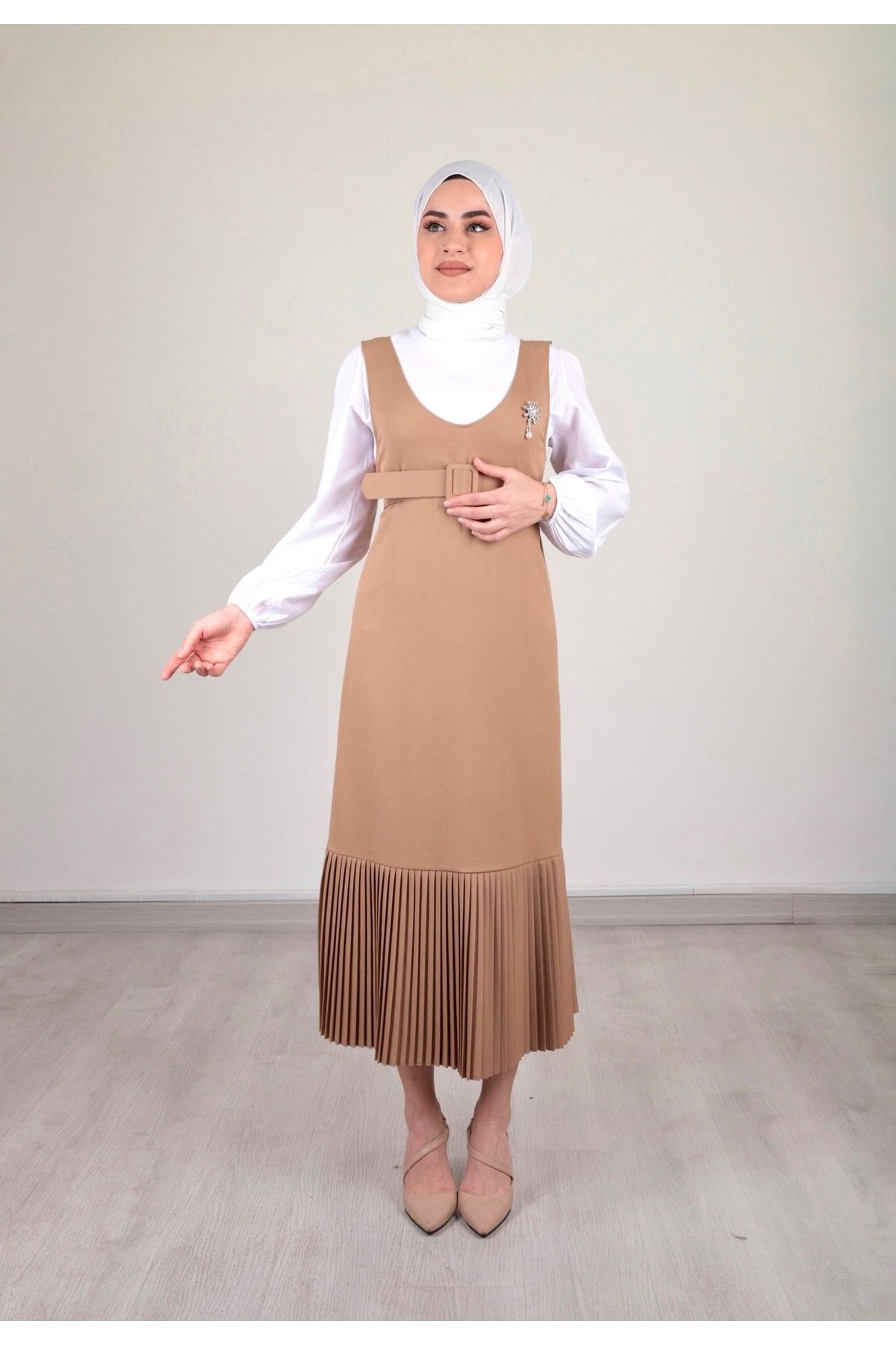 Pinafore dress muslimah shop