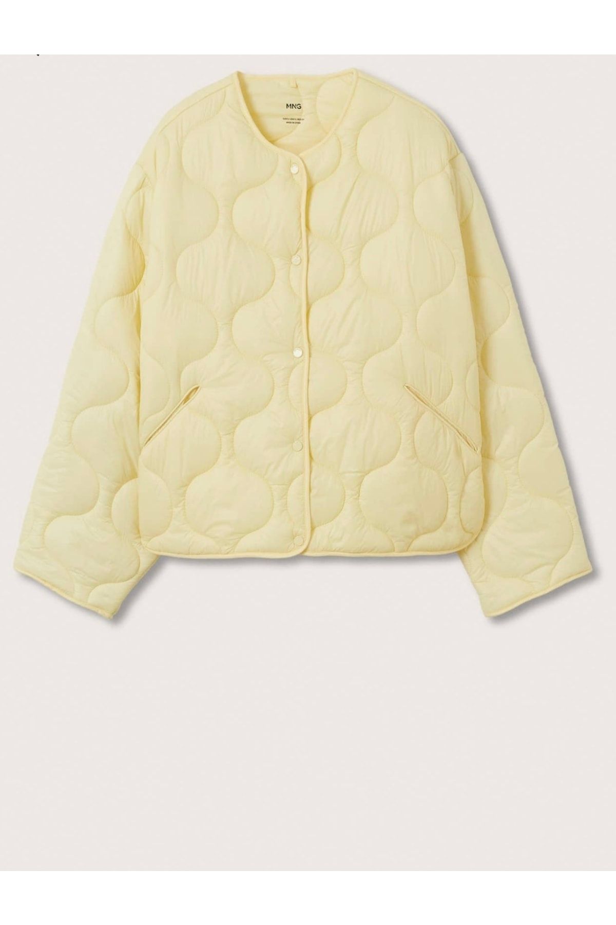 Mango yellow new arrivals jacket