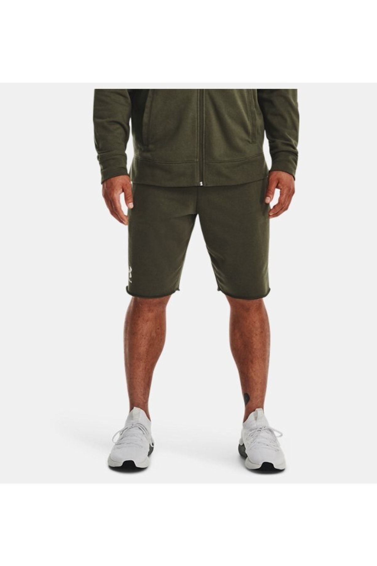 شورت ورزشی سبز مردانه رقیب نر UA Terry Shorts 1361631 390 Under Armour
