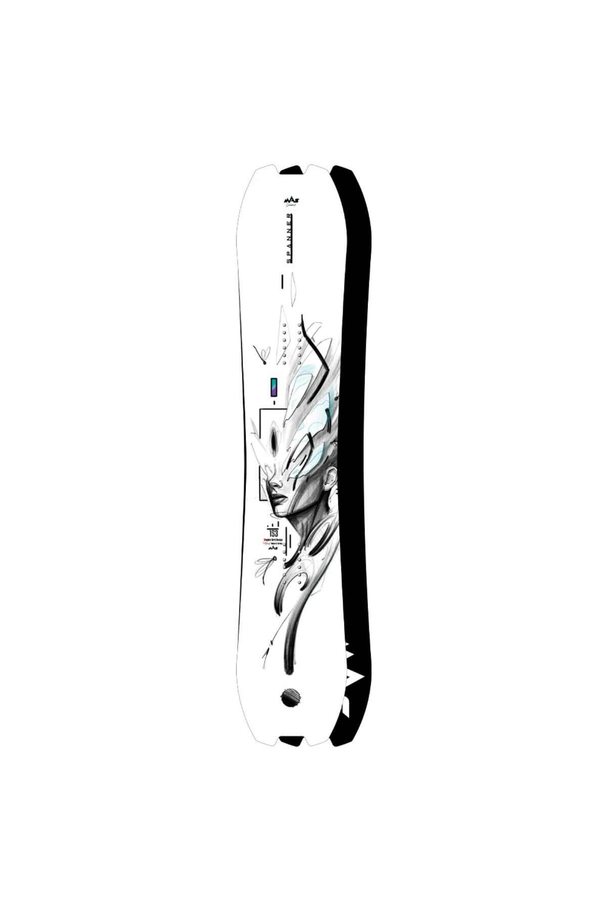 MAS SNOWBOARD-Spanner 23 Model Spring and Embroidered Shoes 3