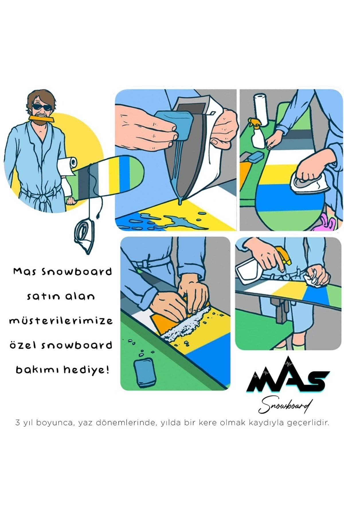 MAS SNOWBOARD-Spanner 23 Model Spring and Embroidered Shoes 7
