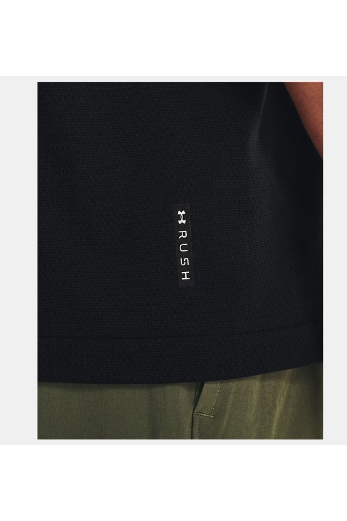 تی شرت مشکی مردانه آستین کوتاه میراث Sewing Legacy 1376781 001 Under Armour
