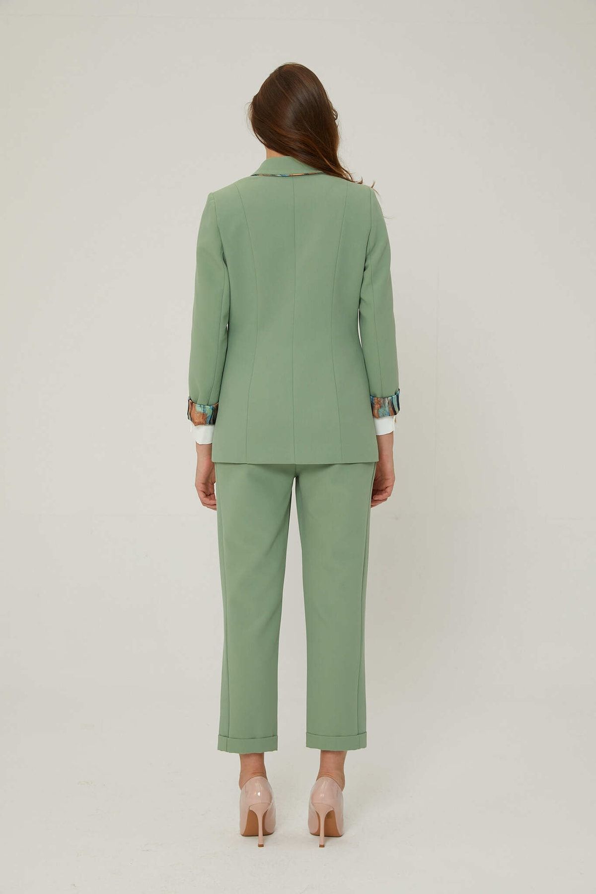 METANİA-Blazer Jacket and Buttoned Suit Set 4