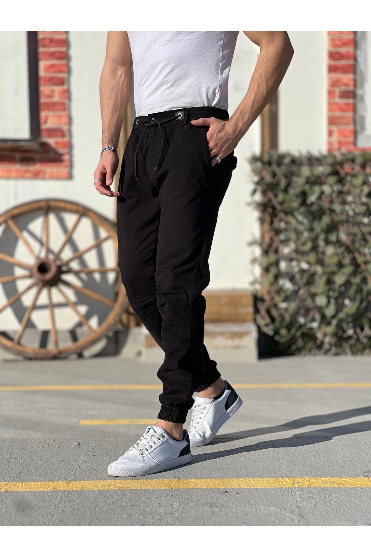 Jogger pants and sneakers new arrivals