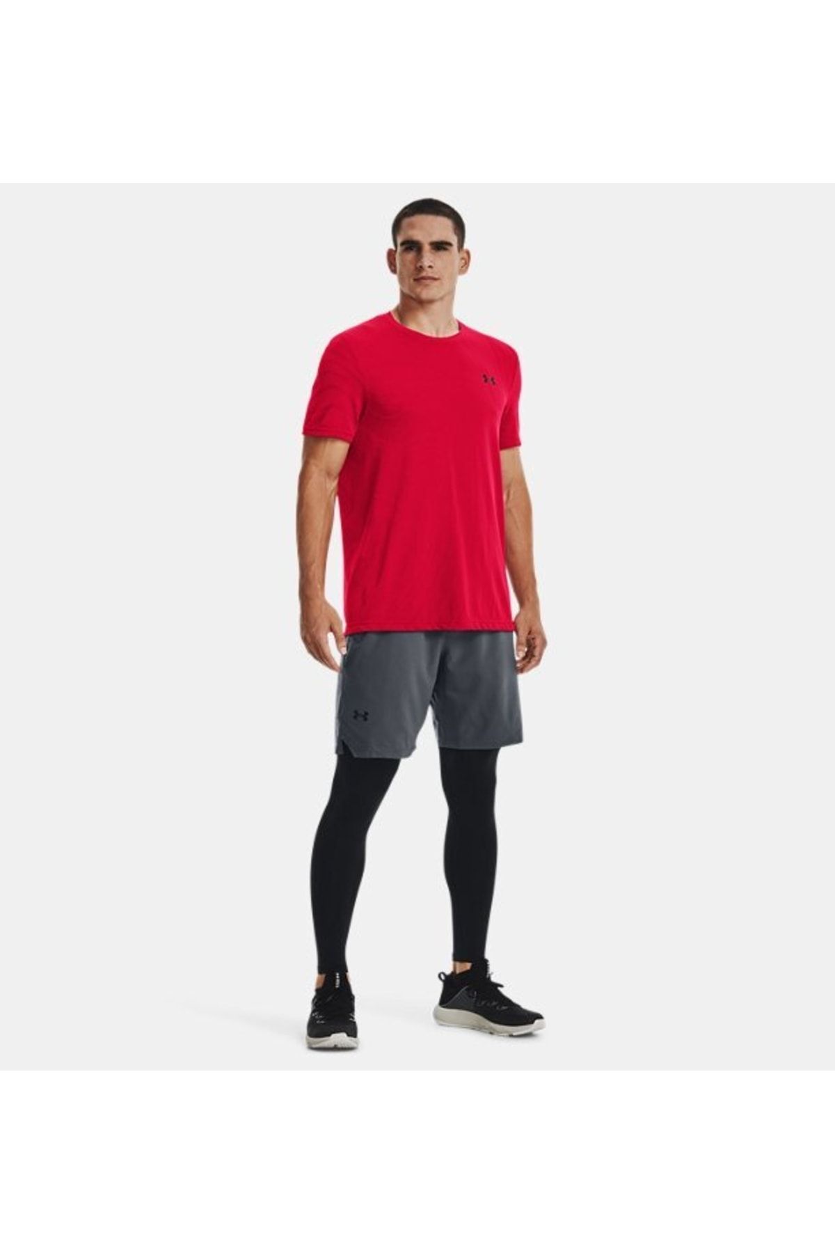 شورت ورزشی خاکستری مردانه بافندگی UA در 1370382 012 Under Armour