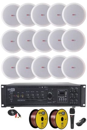 Maxx Paket-7 tavan Hoparlörü Ve 6 Bölgeli Anfi Ses Sistemi Paketi (FULL SET) 20062