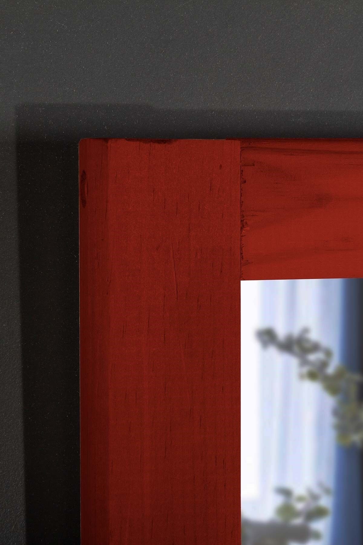 bluecape Doğal Ağaç 120x36 Cm Paris Dekor El Yapımı Ayna UX7365