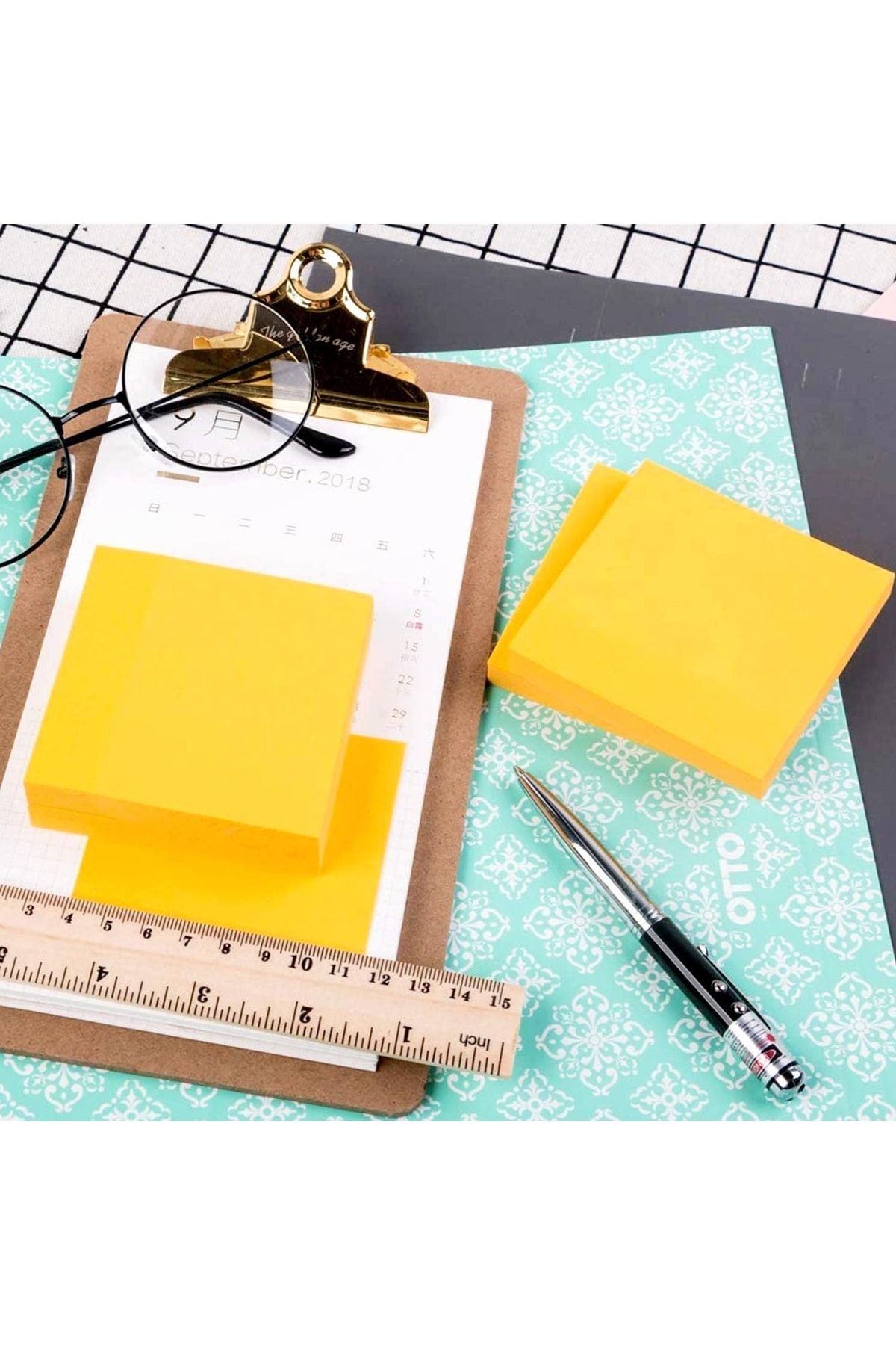Eagle-75x100 Mm Classic Color Adhesive Note Paper 100 Sheets Yellow (657) 12 Pieces 3