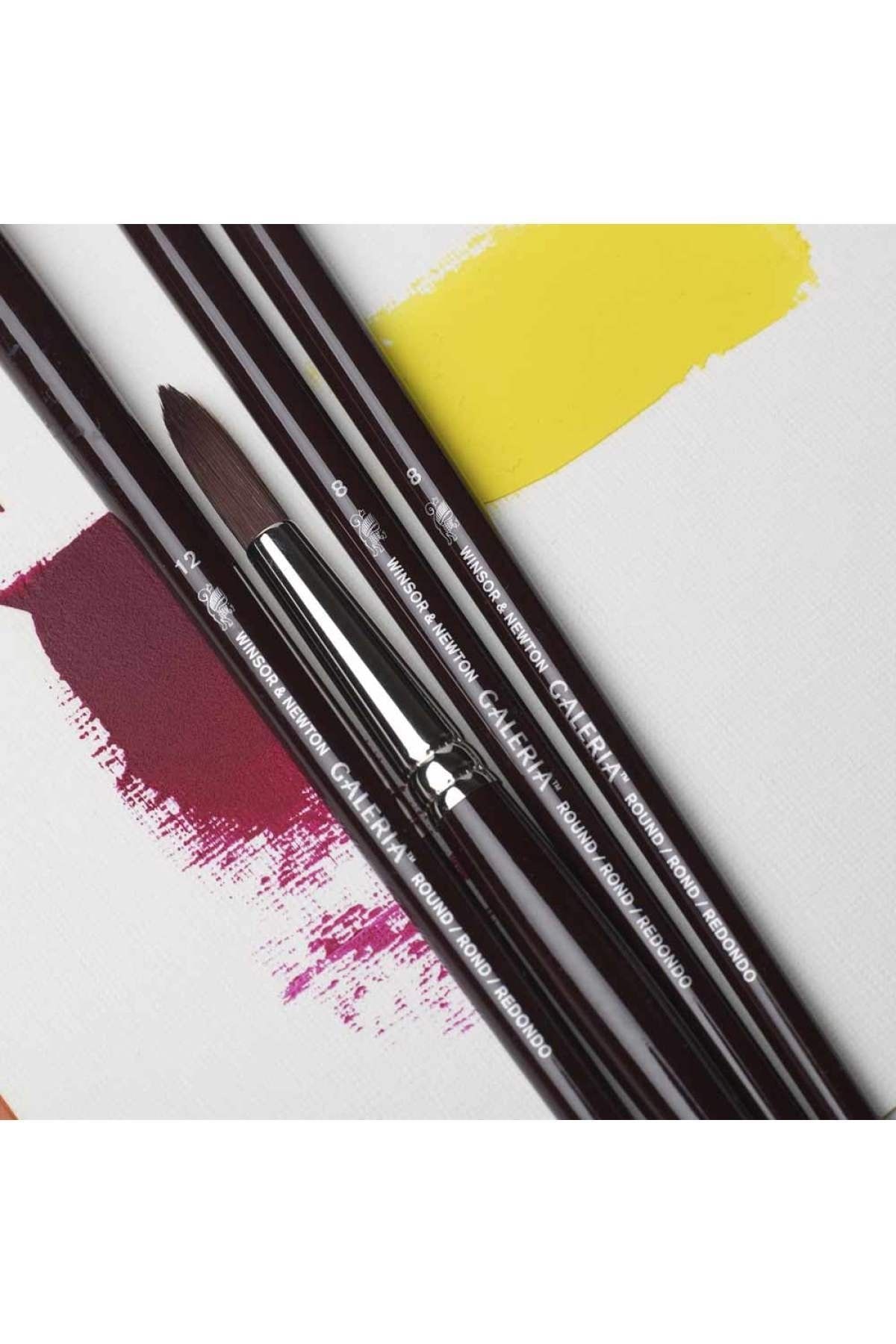 Winsor Newton-winsor & Newton Cotman Series 667 Short Handle Synthetic Angle Brush No:1/4" (6mm) 3
