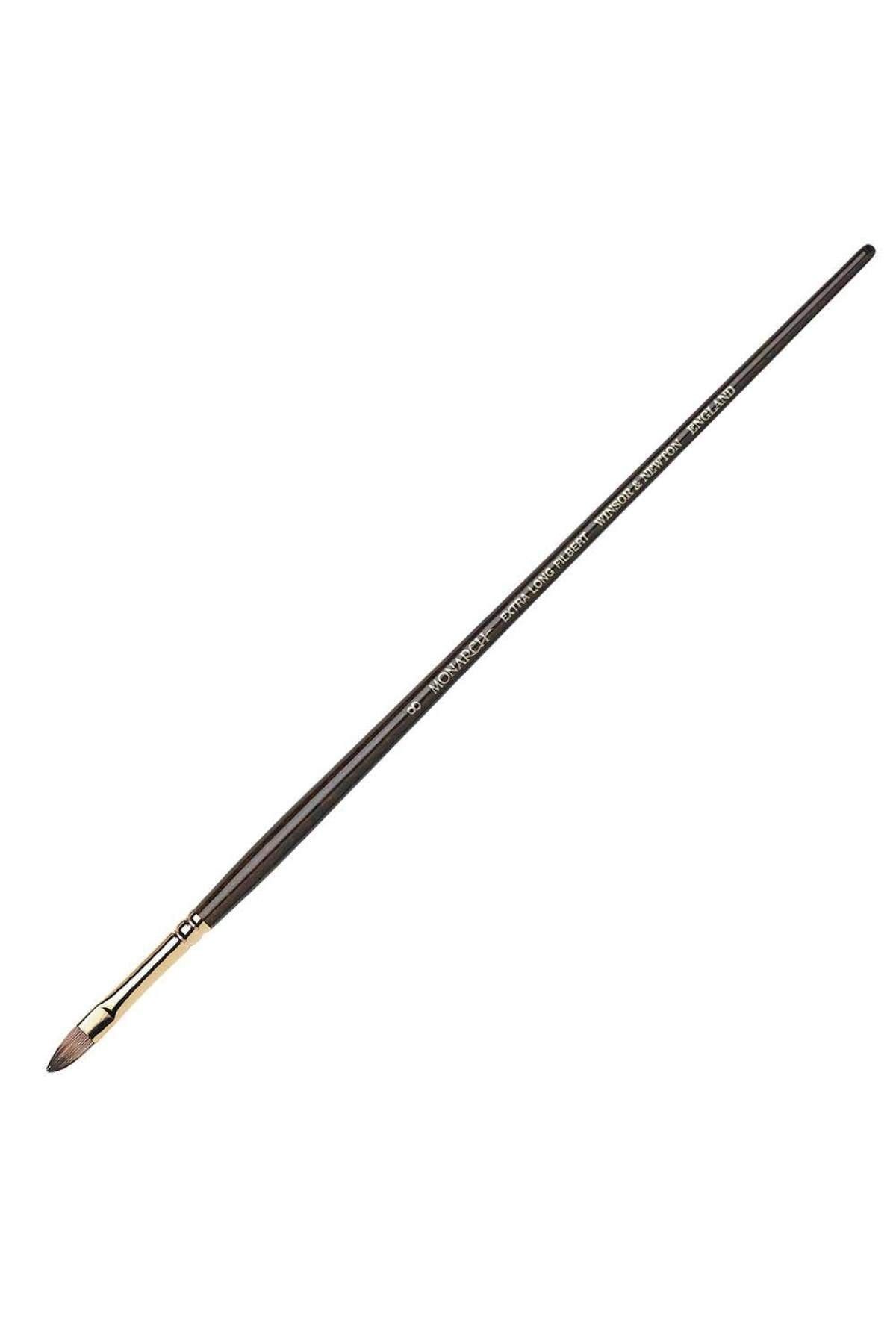 Winsor Newton-Winsor & Newton Monarch Long Handle Synthetic Brush with Short Cat No:6 2