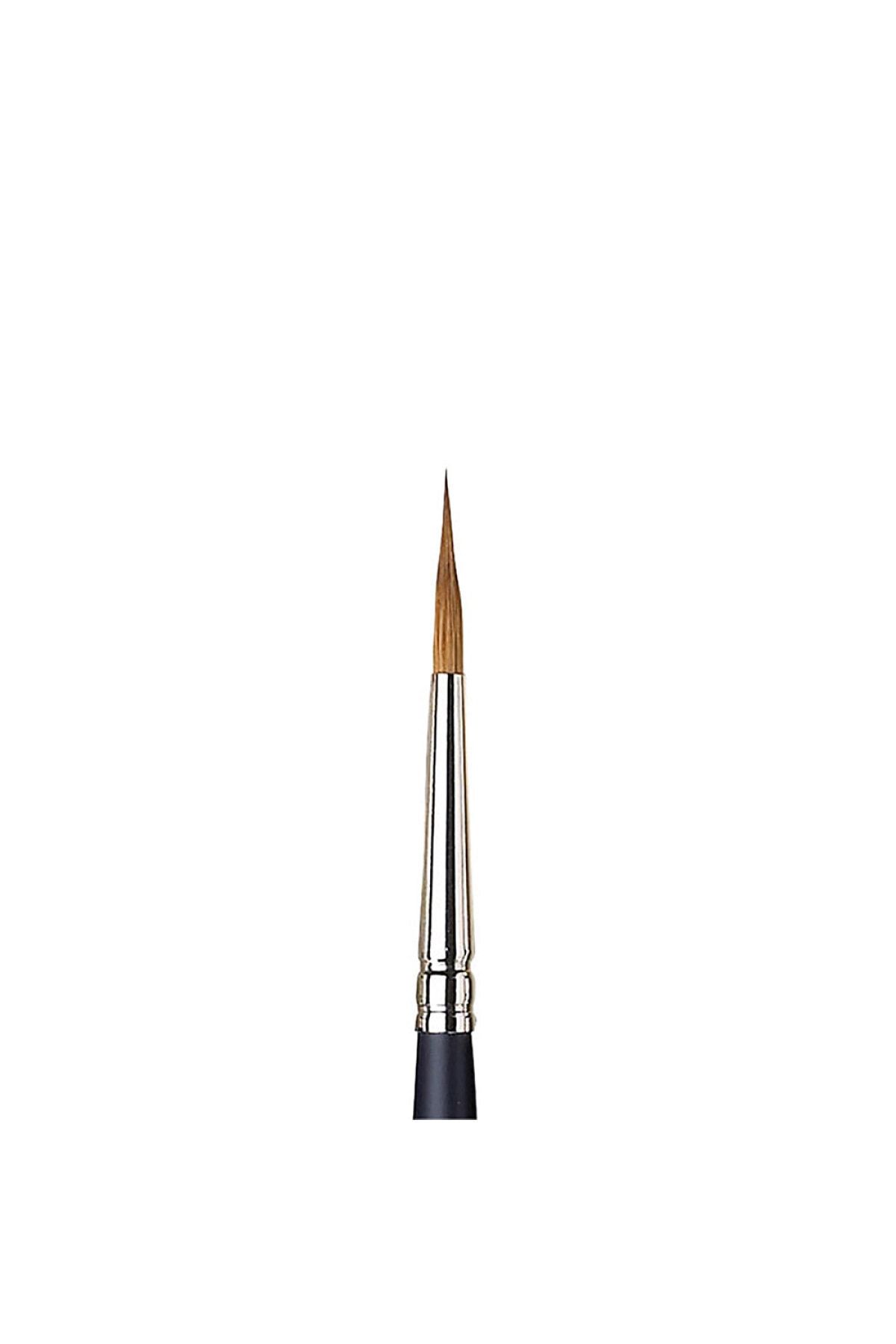 Winsor Newton-Winsor & Newton Professional Kolinsky Short Handle Sable Pointed Tip Brush No:4 1