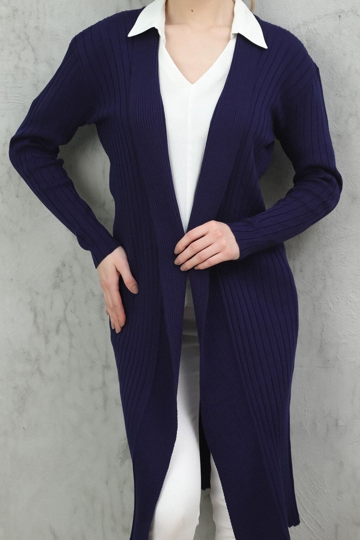 Thin navy cardigan cheap