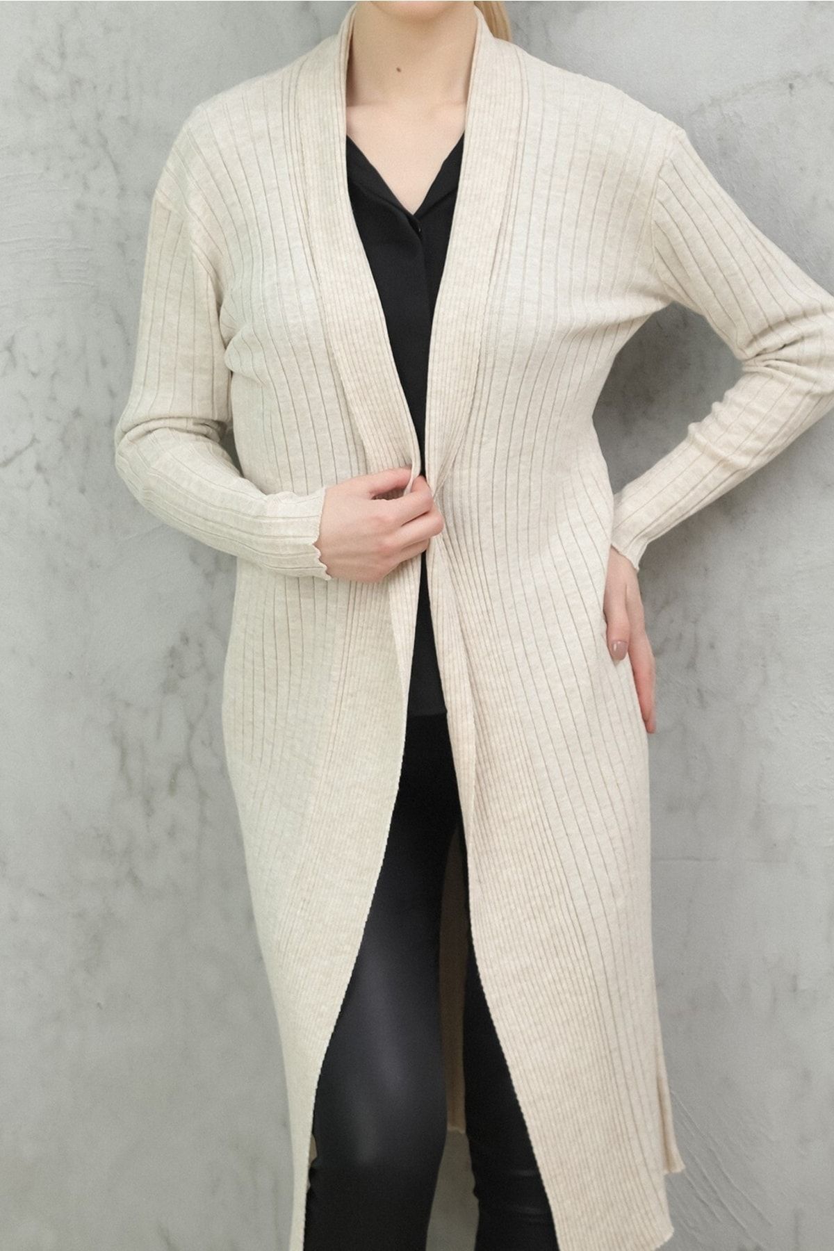 Thin beige cardigan sale