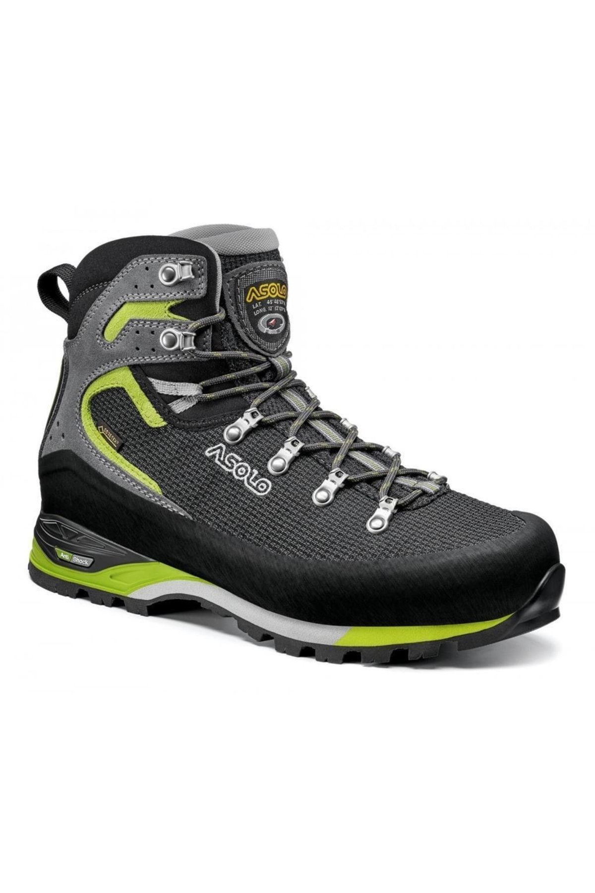 Asolo Corax Gv Mm A12038 00 A561 Black/green Lime Gtx Erkek Outdoor Bot