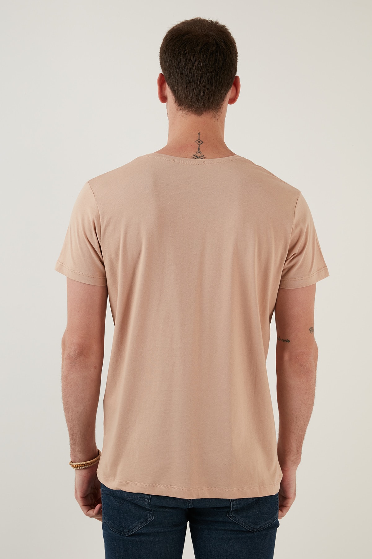 تیشرت مردانه قهوه ای بوراتی | 541TACTICAL اورجینال - تصویر 4