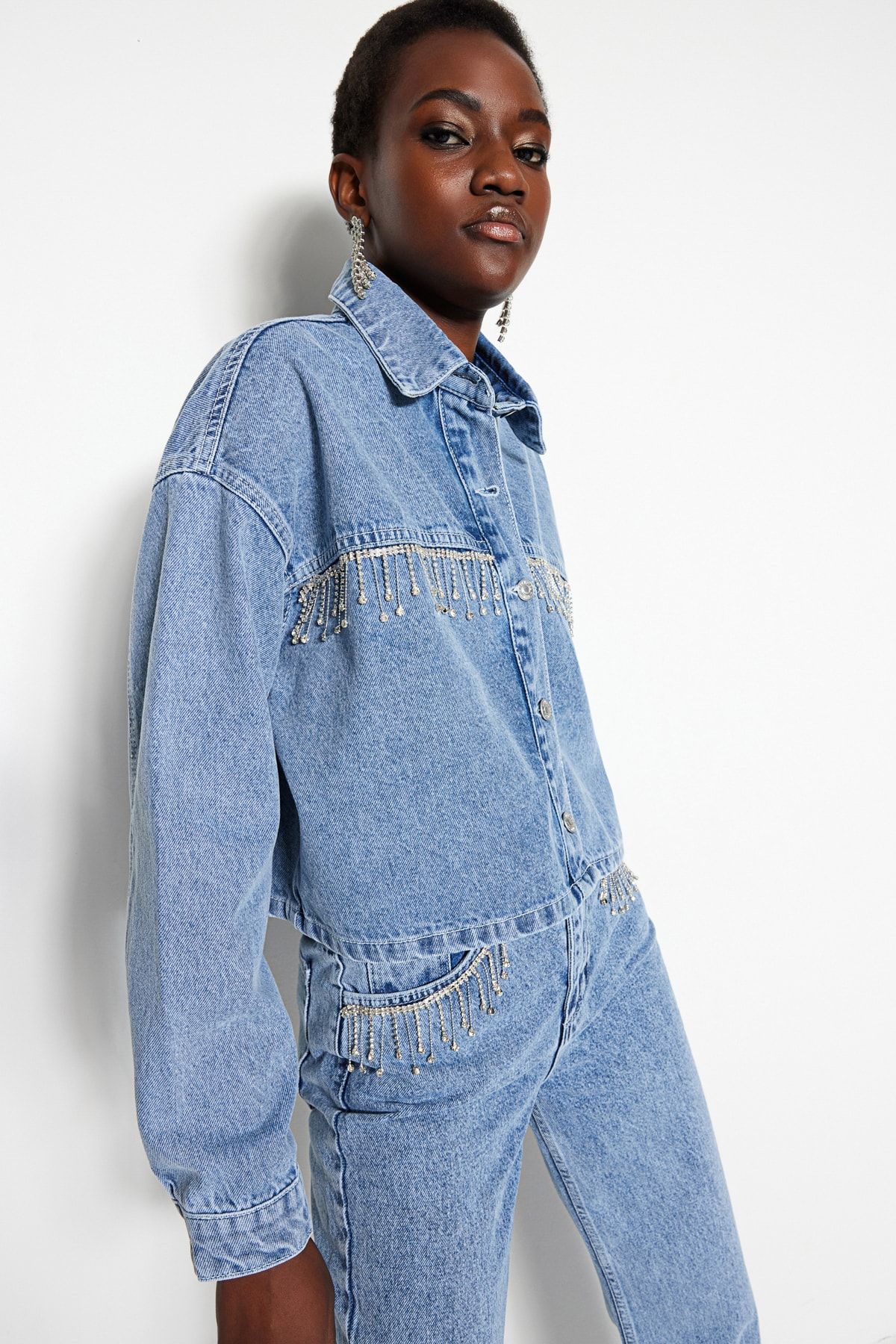 Slouchy deals denim jacket