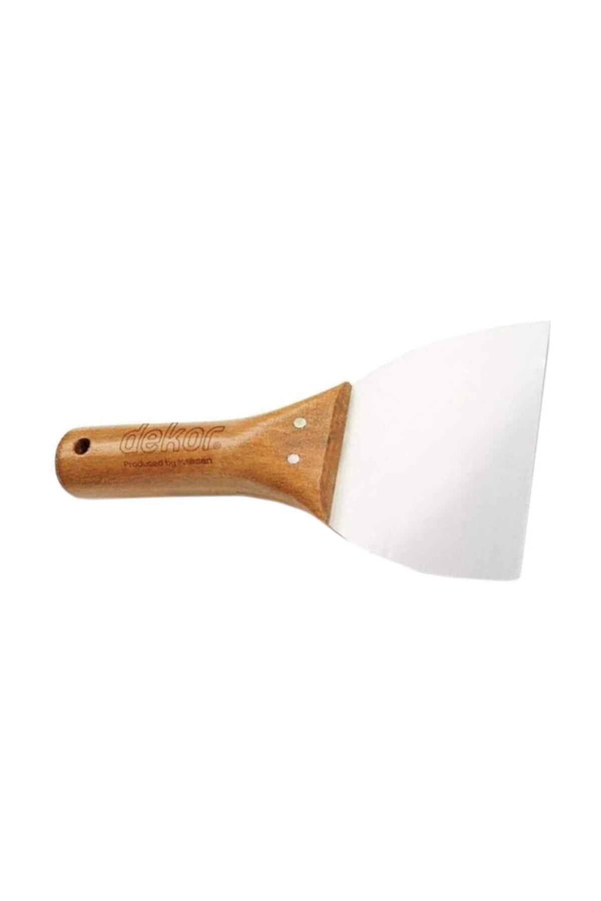 004 Paste Spatula with Wooden Handle 10 Cm