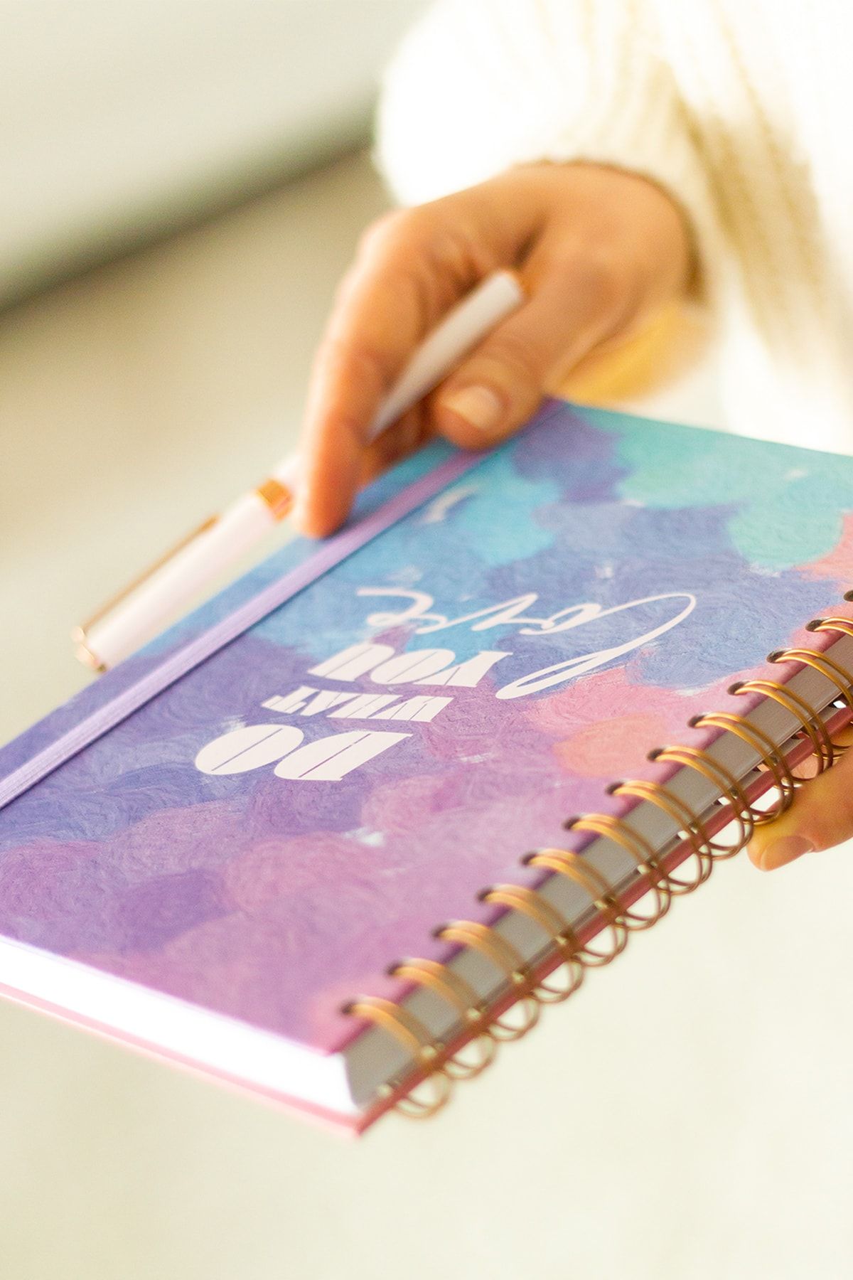 Matt Notebook-A5 15x21 Cm Spiral Elastic Lined Notebook Undated 4