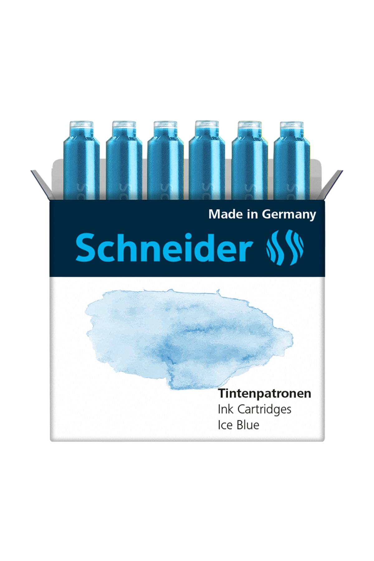 SCHNEIDER Dolma Kalem Kartuşu 6 Lı Paket Buz Mavisi