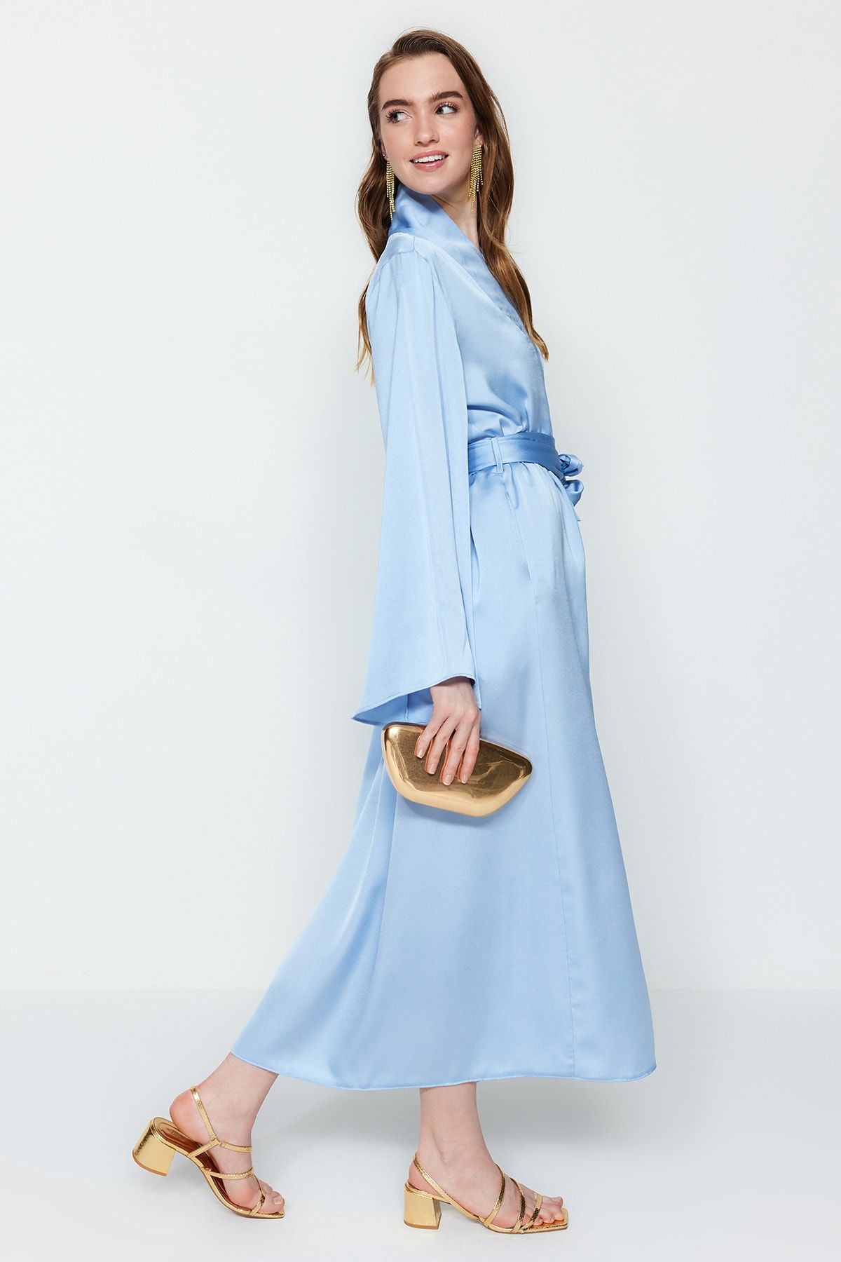 Ghost annabelle dress pale blue sale