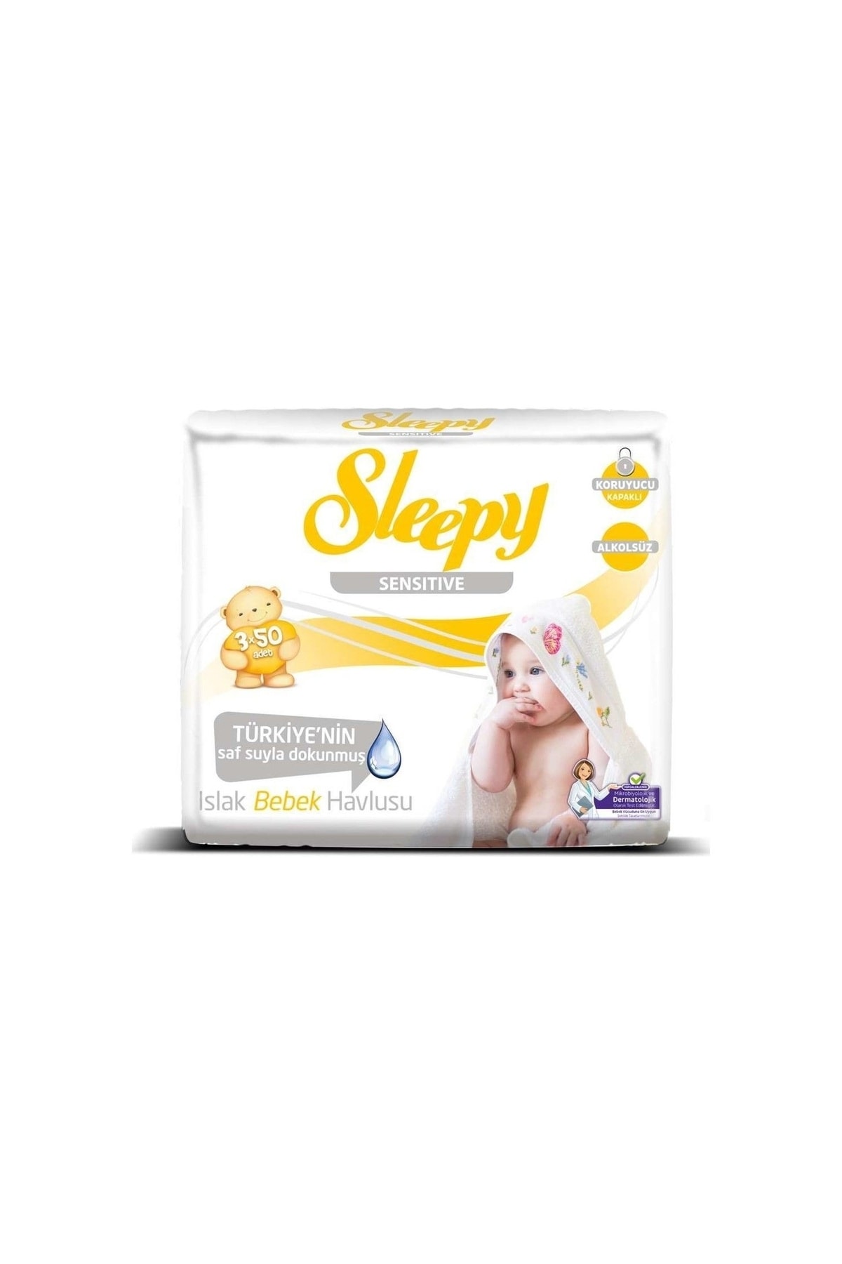SP Store Sleepy Sensitive Islak Havlu Mendil 3lü 150 Yaprak