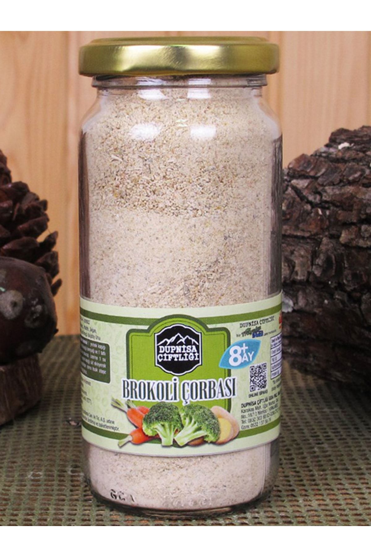 Dupnisa Çiftliği Brokoli Çorbası + 8 Ay 200 Gr