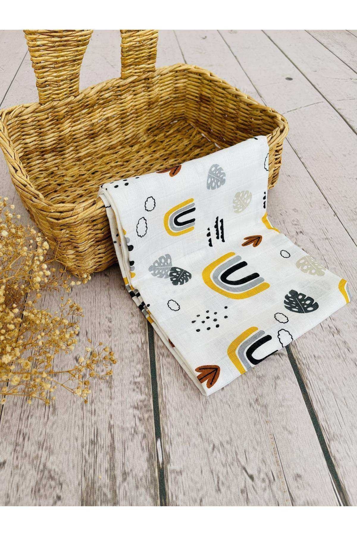 3 Pieces 75x75 Cm Multi-Purpose Muslin Cloth Blanket
