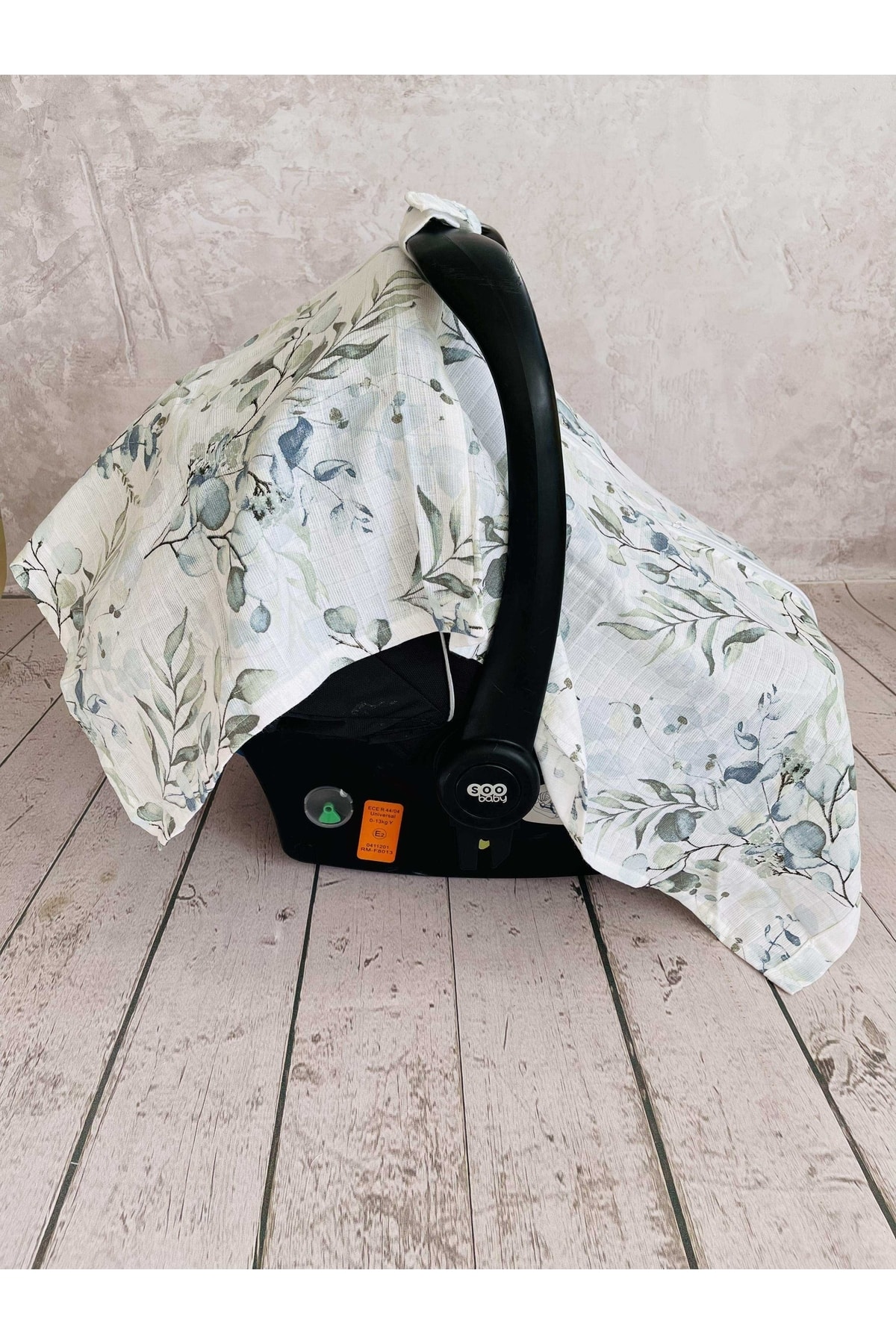 JUNİPERUS Okaliptus Müslin Puset Örtüsü Fermuarlı fotoğrafı 3 (önizleme)