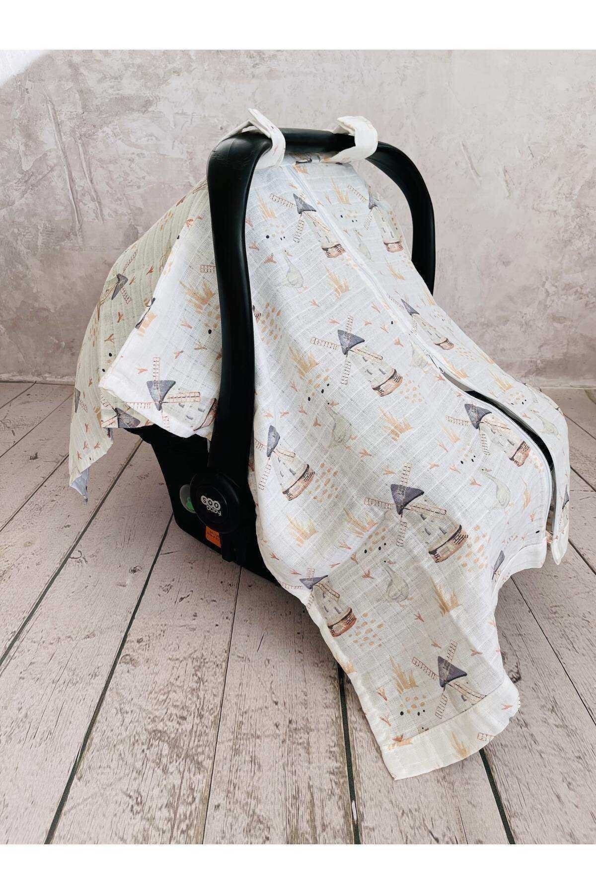 JUNİPERUS Duky Müslin Puset Örtüsü Fermuarlı fotoğrafı 2 (önizleme)