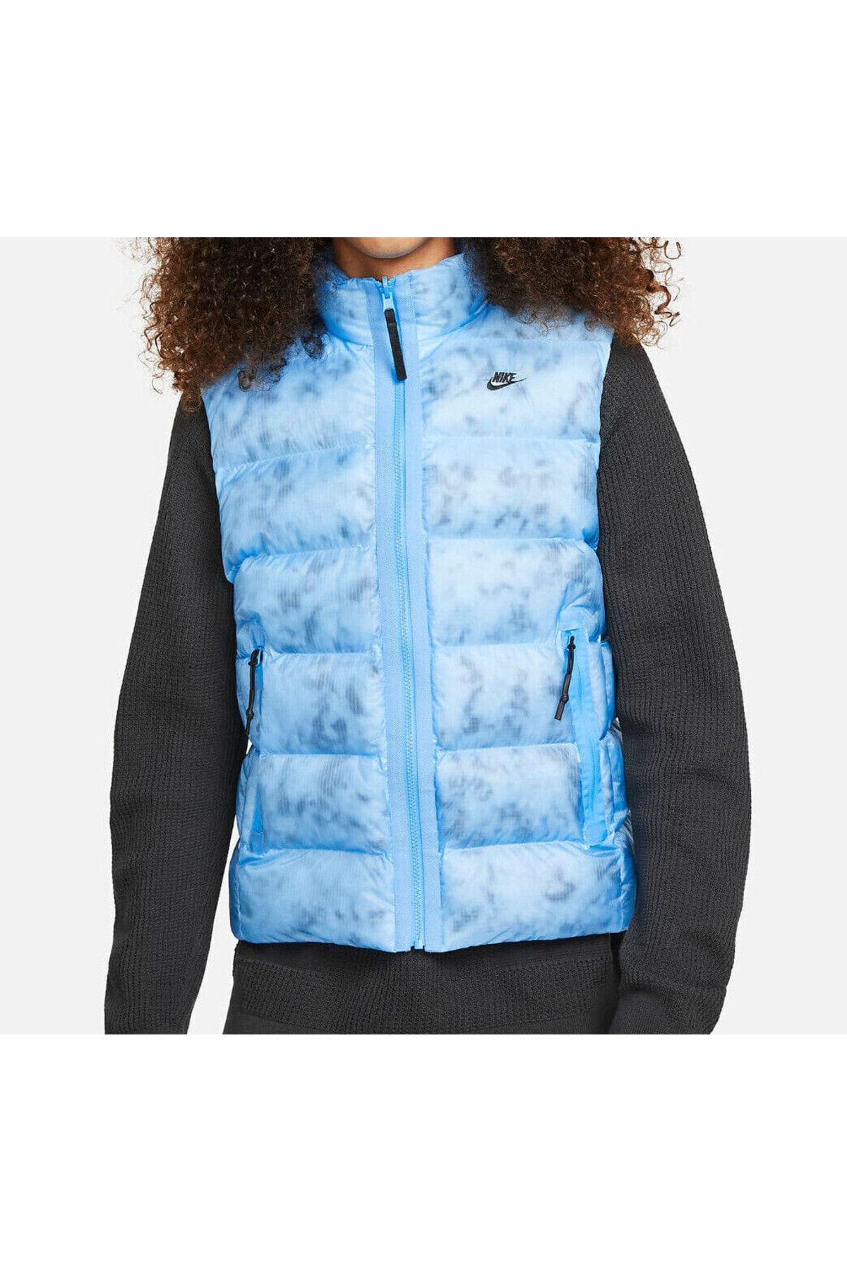 Nike Sports Vest Turquoise Puffer