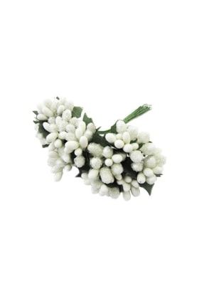 Beyaz Yapay Pıtırcık Çiçek (144 Lü) TYC00215625428