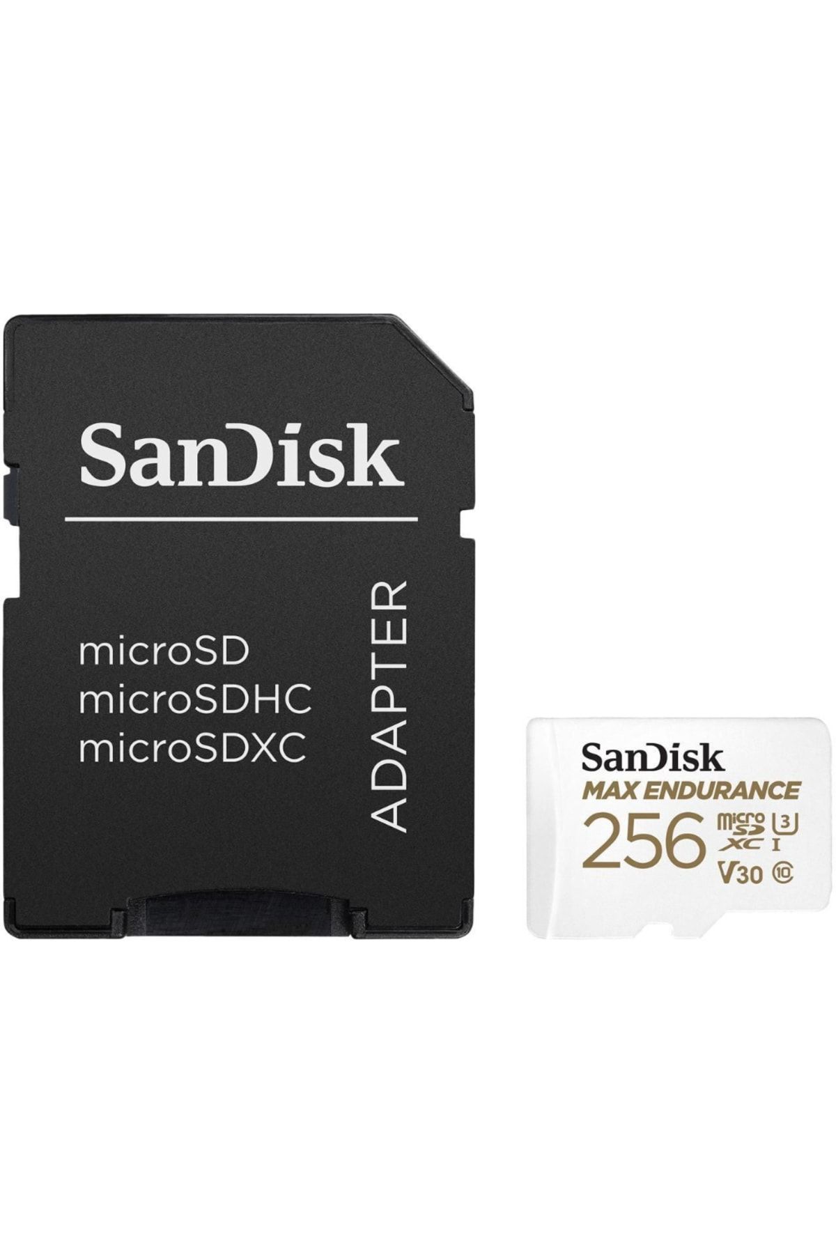 SanDisk-Max Endurance 256Gb - 100/40Mb/S Memory Card with Microsdxc C10 V30 Adapter 2