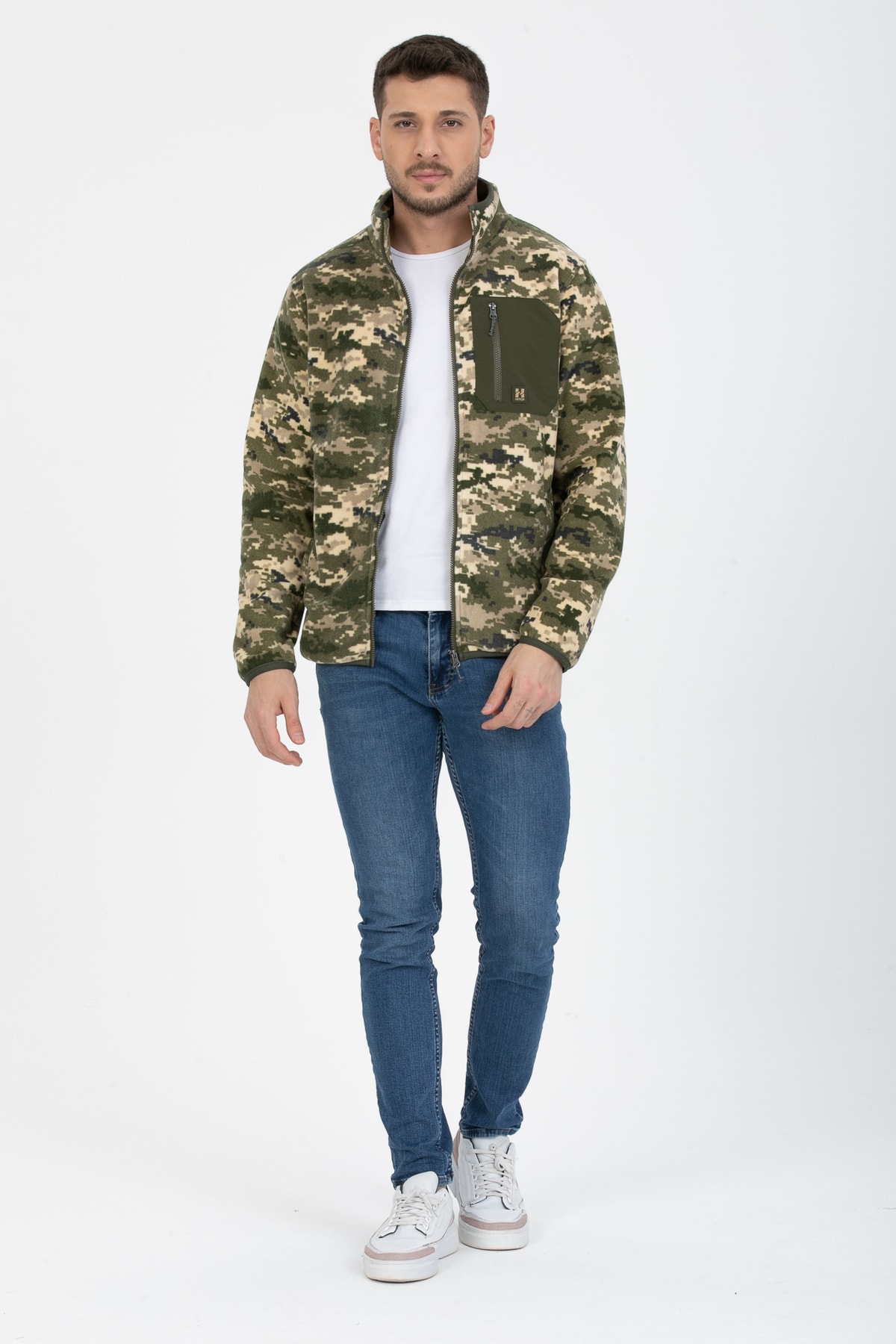 Hitch Outdoor  Zincir Cepli Kamuflaj Polar