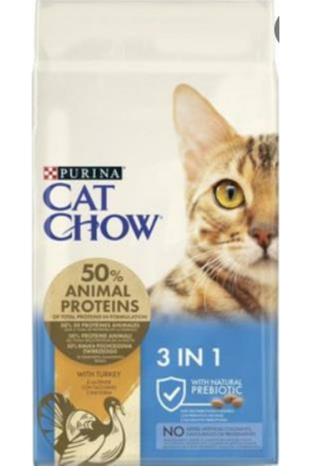 Cat Chow 3ü1 Arada Hindili Yetişkin Kedi Maması 15 Kg