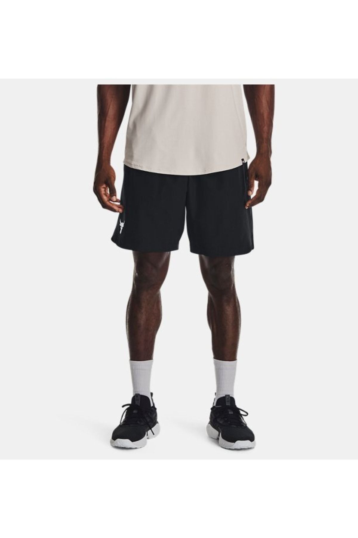 شورت ورزشی مشکی مردانه پروژه بافته شده 1377431 001 Under Armour