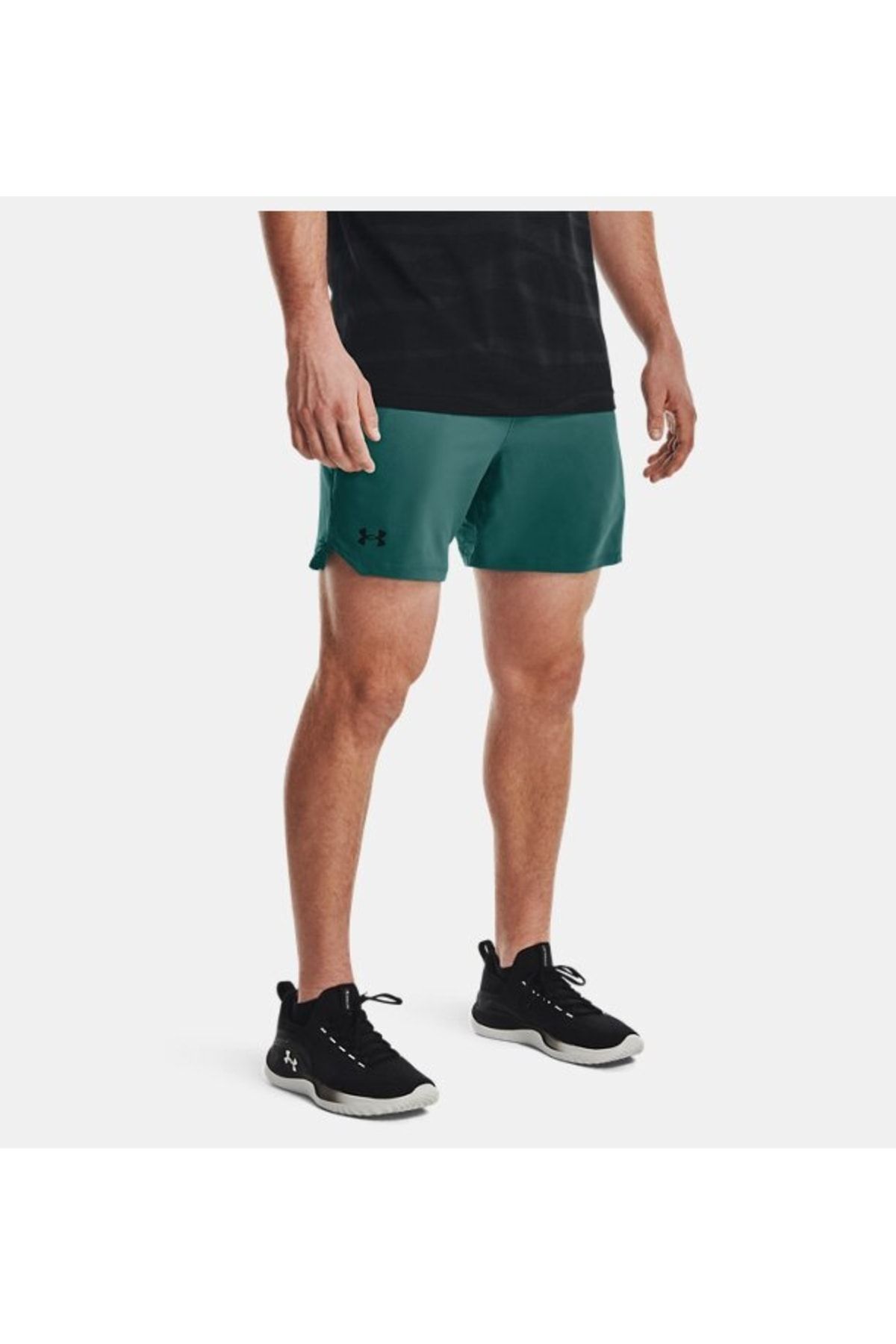 شورت ورزشی سبز مردانه های و ناپدید شده بافته 6 1373718 722 Under Armour