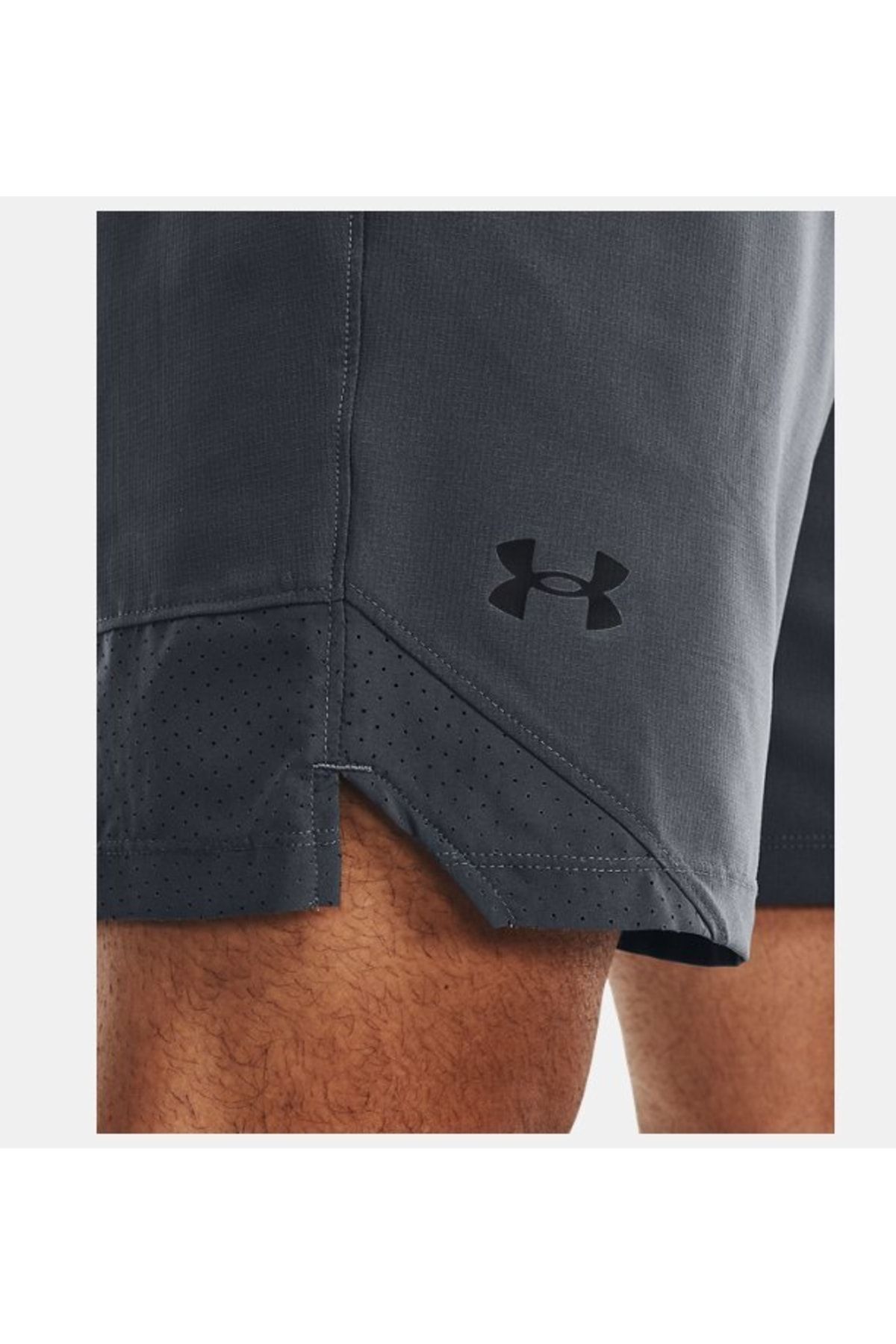 شورت ورزشی خاکستری مردانه بافندگی UA در 1370382 012 Under Armour