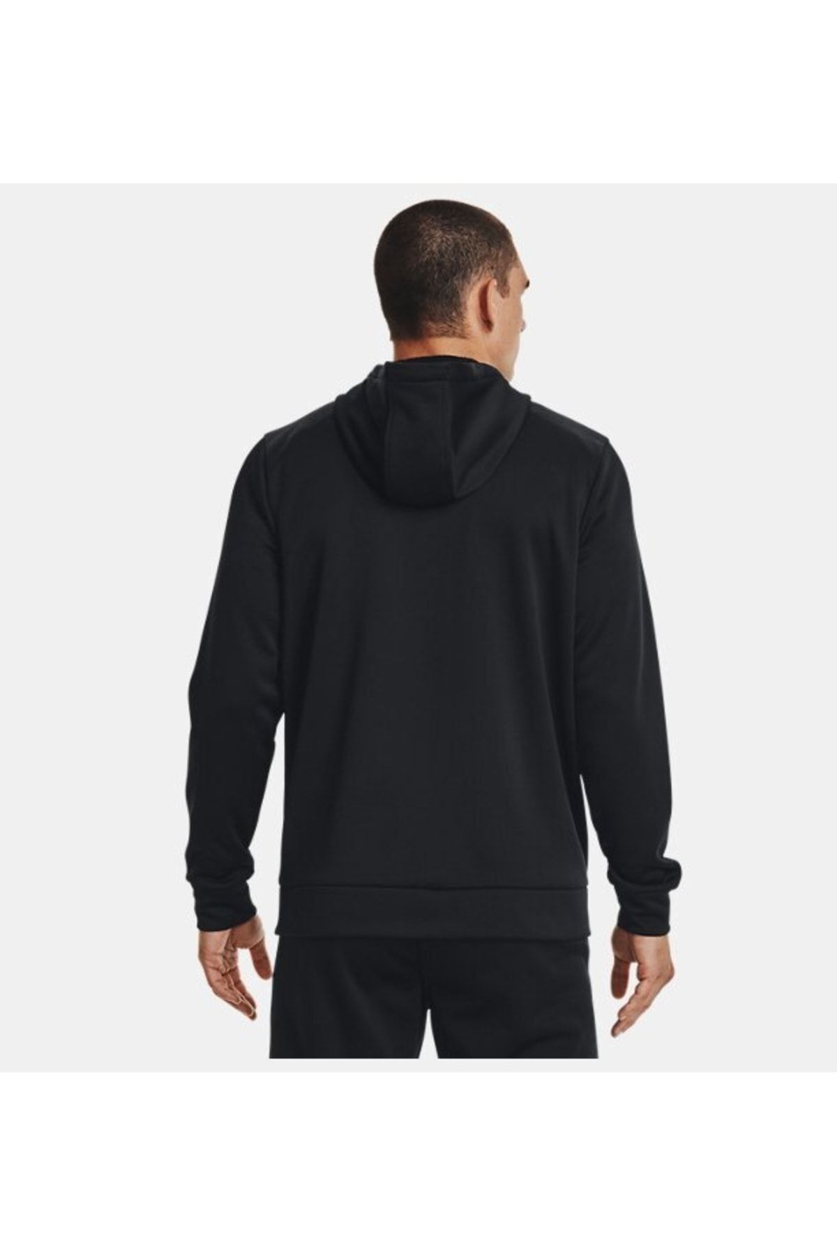 سویشرت ورزشی مشکی مردانه زره Fleece® Zipper Hasted Hooded Upper 1373357 001 Under Armour