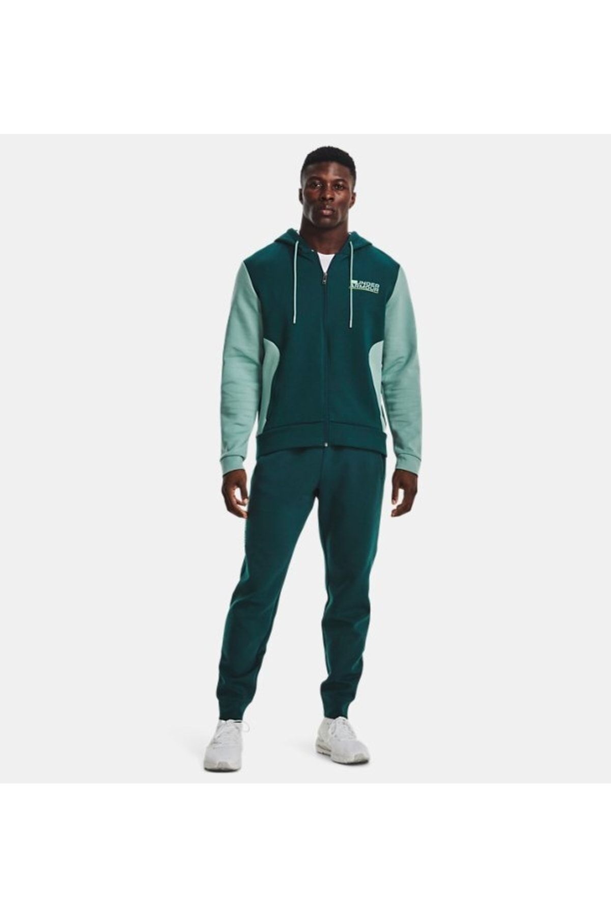 Under Armour Erkek Ua Summit Knit Tam Boy Fermuarlı Kapüşonlu Üst 1370422-366 BY10031