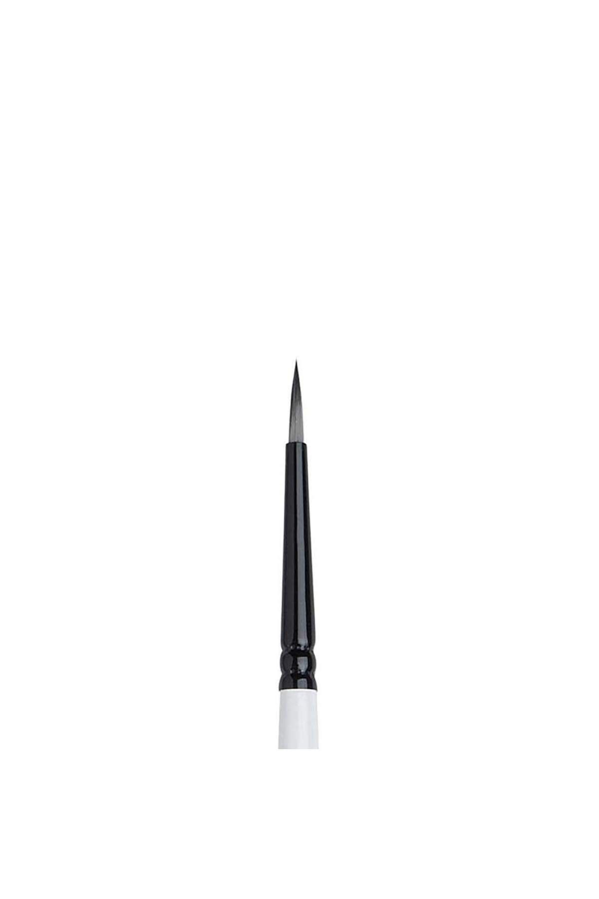 Winsor Newton-Winsor & Newton Professional Acrylic Long Handle Συνθετική Στρογγυλή Βούρτσα Νο:1 1