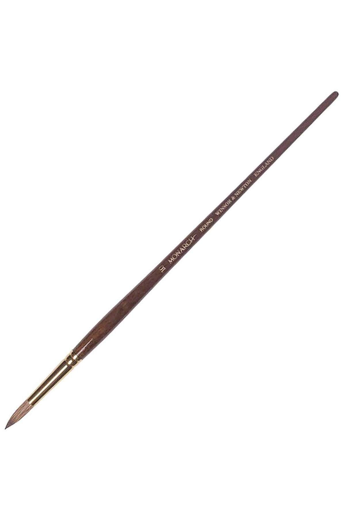 Winsor Newton-Winsor & Newton Monarch Long Handle Συνθετική Στρογγυλή Βούρτσα Νο:0 2