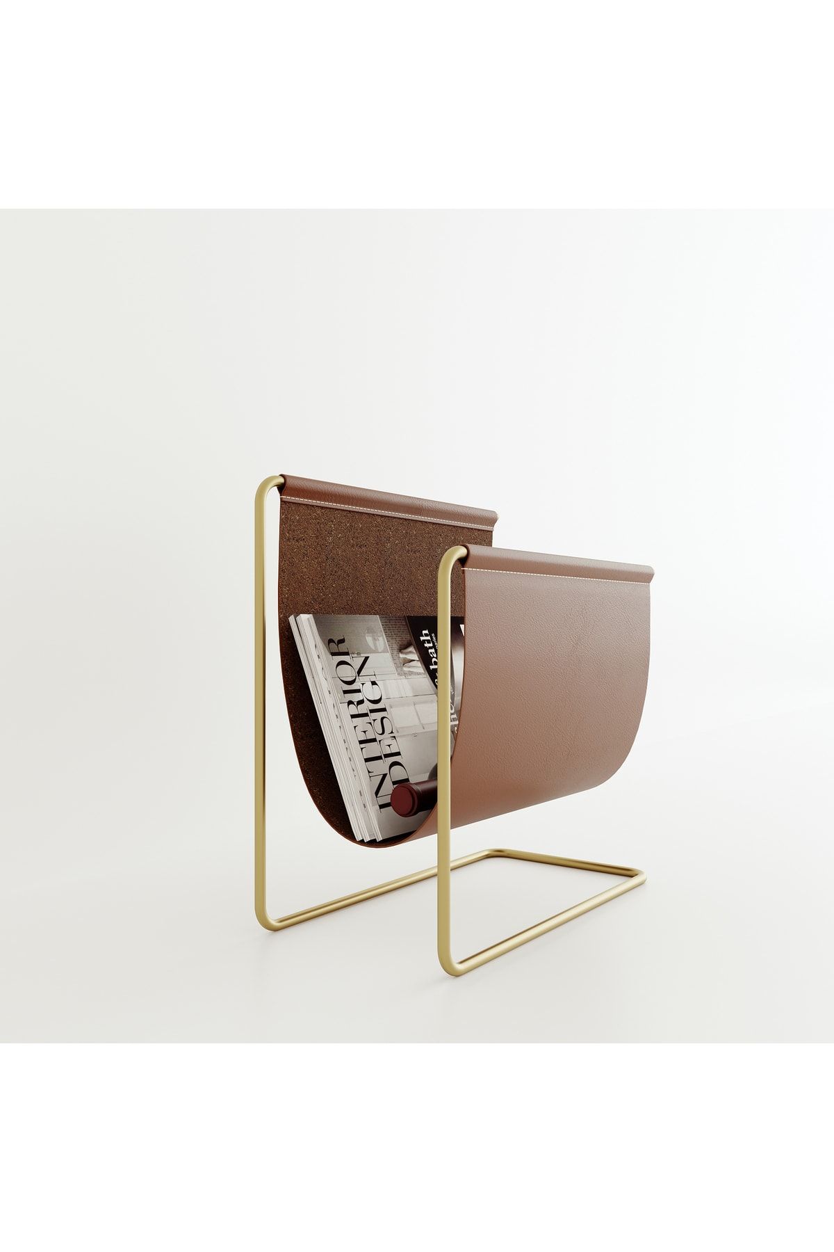 ViartHomeDesign Asgard Deri Dergilik Gazetelik Gold OH8148