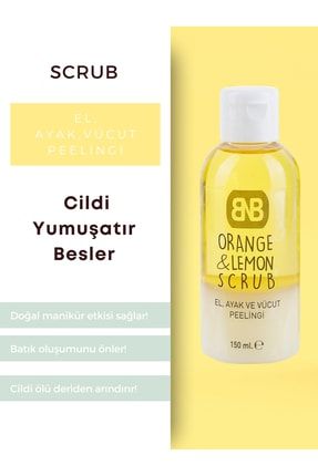 Orange & Lemon Scrub - Portakal Ve Limon Peeling 150ml BNB018_ORALEM